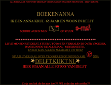 Tablet Screenshot of anna.spreekt.nl